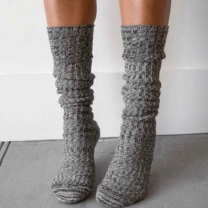 Richer Poorer over the Knee textured socks